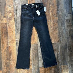 NWT Good American Good Classic Bootcut Jeans Black Size 8 / 29